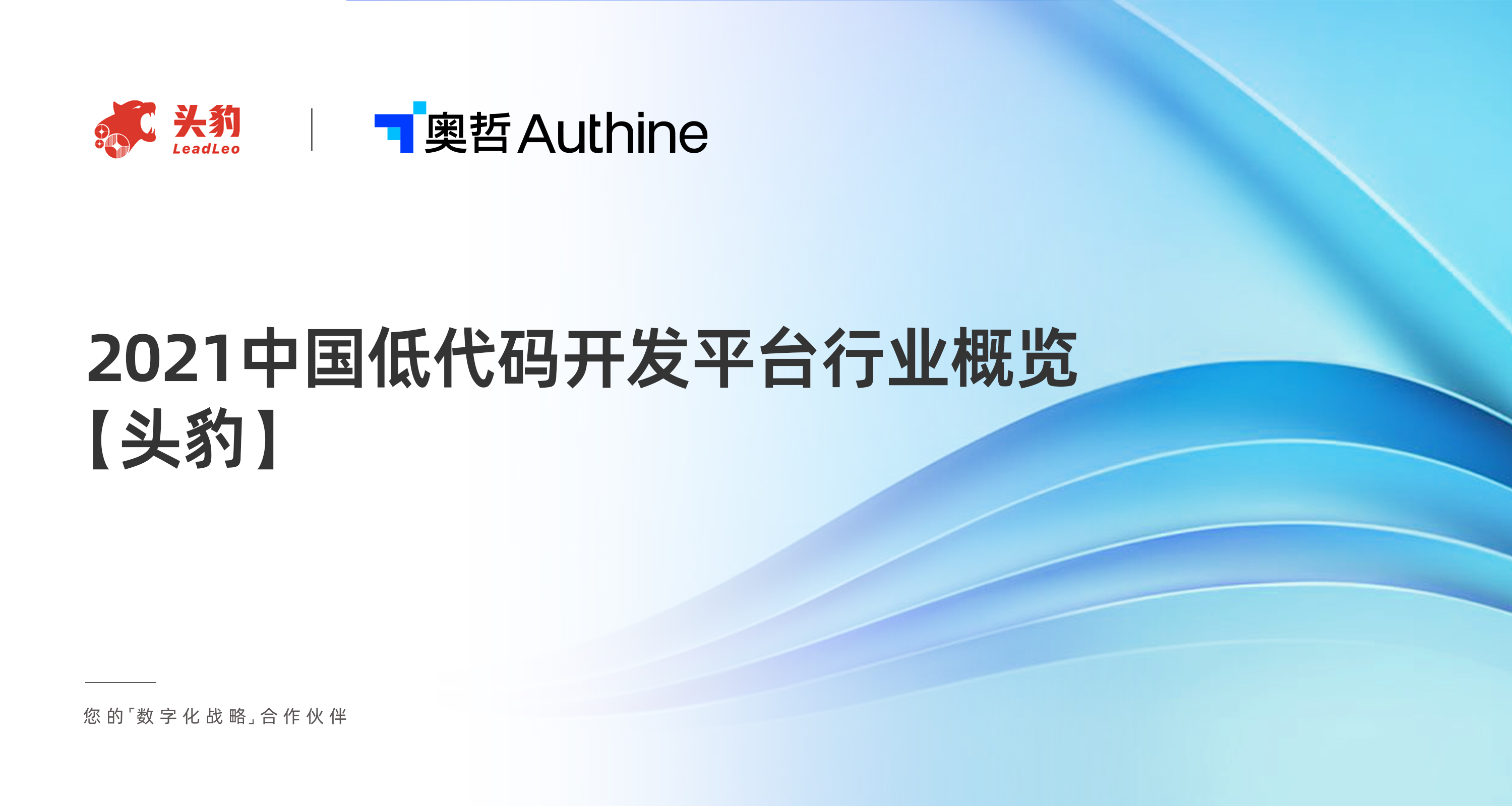 2021中国低代码开发平台行业概览 —— 头豹